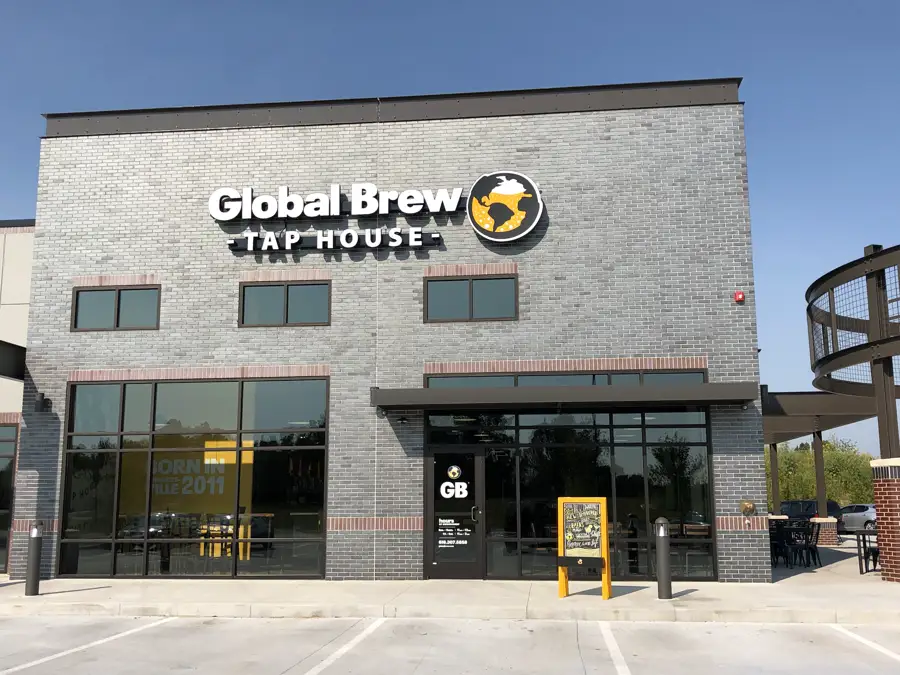 global brew tap house storefront